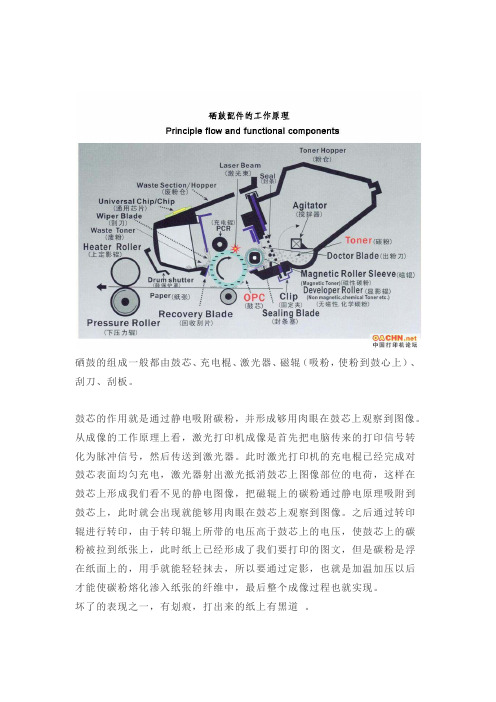 硒鼓配件的工作原理