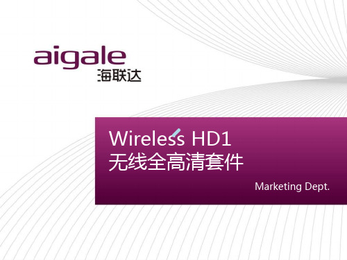 WirelessHD1无线全高清套件