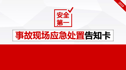 事故现场应急处置告知卡(50页,16种方案汇总)