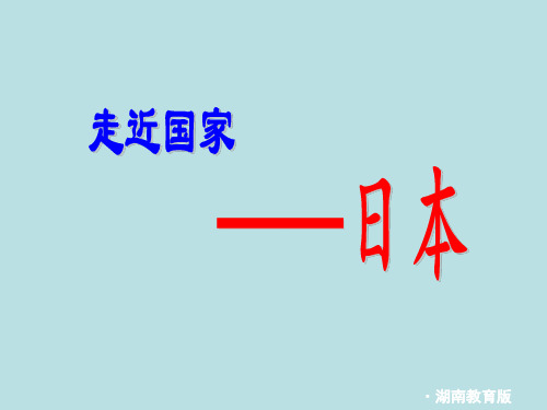 湘教版七年级地理下册复习课件(全面、综合、实用)