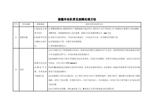 接箍车丝机常见故障处理方法