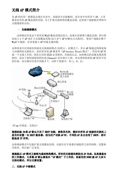 无线AP模式介绍