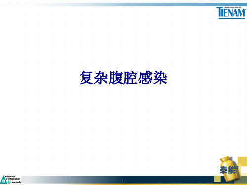 医学复杂腹腔感染专题PPT培训课件