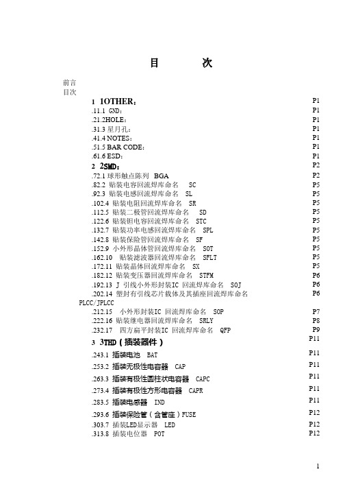 封装库图例