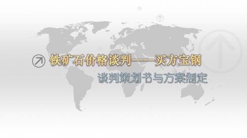 铁矿石 国际商务谈判 策划 演示