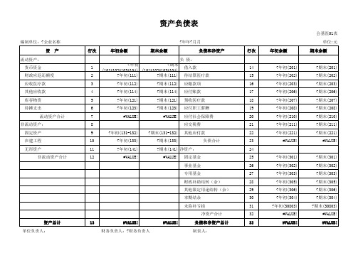 基层医疗-资产负债表