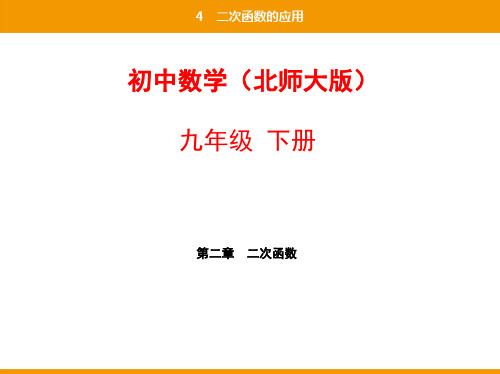 11-第二章4二次函数的应用