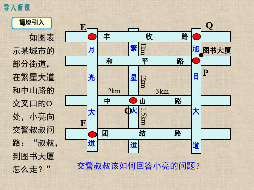 2020年冀教版八年级数学下册教学课件19.2 第1课时 平面直角坐标系