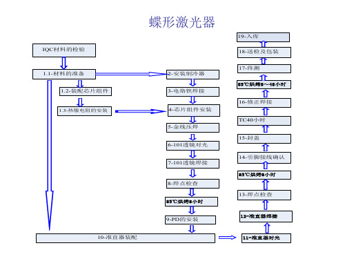 DFB蝶形激光器制作工艺流程