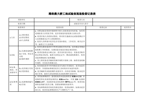 工地试验室和材料检查表(新)