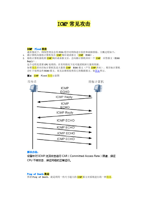 ICMP 常见攻击