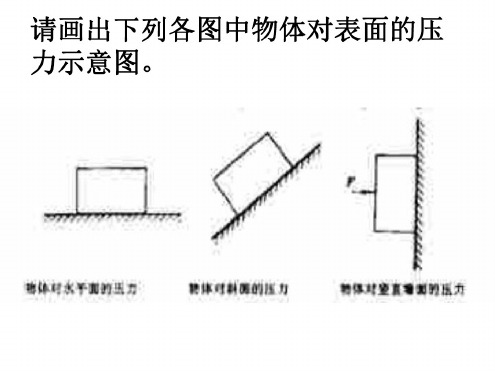 初三物理上学期压强y