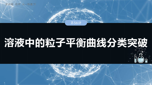 2025年高考化学一轮复习(新高考版)第12章 第56讲 溶液中的粒子平衡曲线分类突破