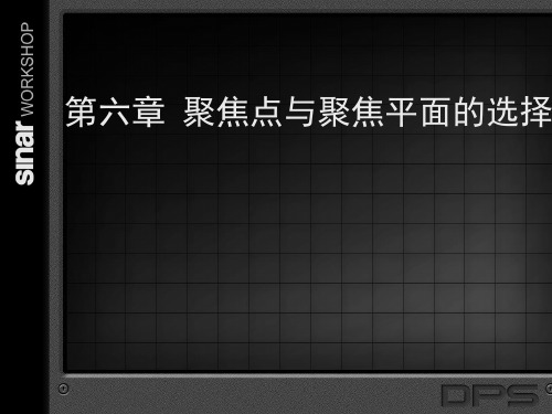 摄影艺术教程6.第六章 聚焦点与聚焦平面的选择