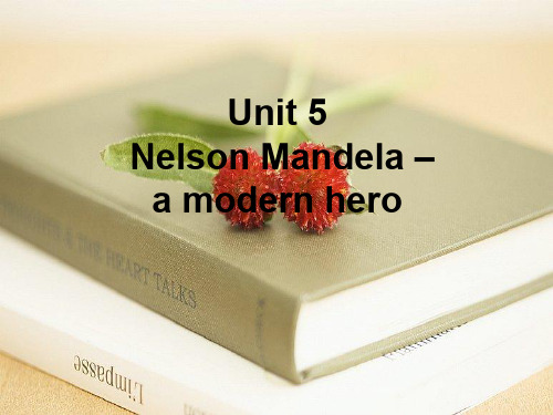 Unit 5 Nelson Mandela - a modern hero 课件1-优质公开课-人教高中必修1精品