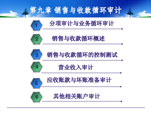 第九章 销售与收款循环审计(审计学PPT)