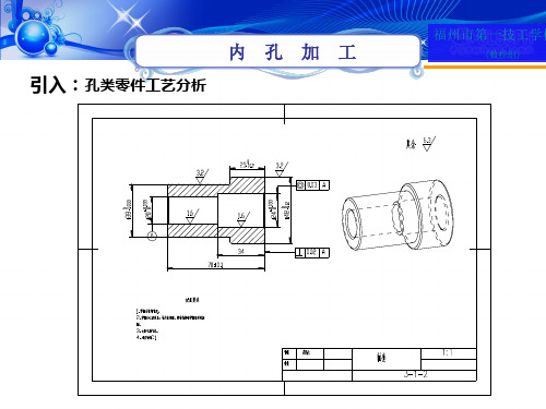 孔的加工PPT课件