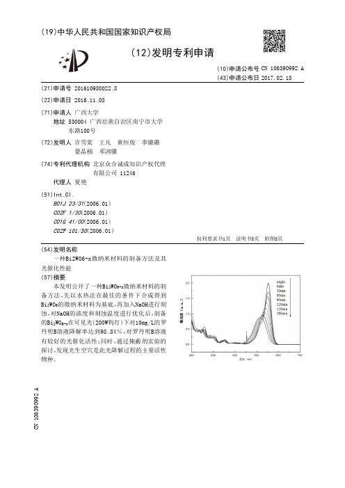 一种Bi2WO6