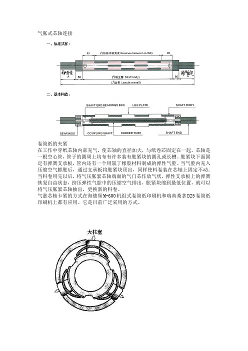 气胀式芯轴