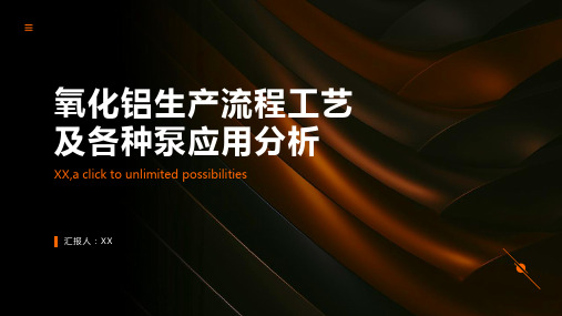 氧化铝生产流程工艺及各种泵应用分析