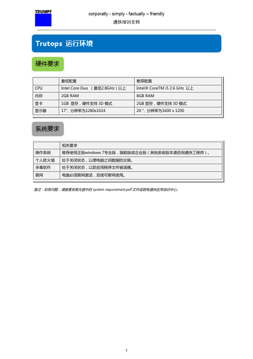 Trutops v5安装及使用说明