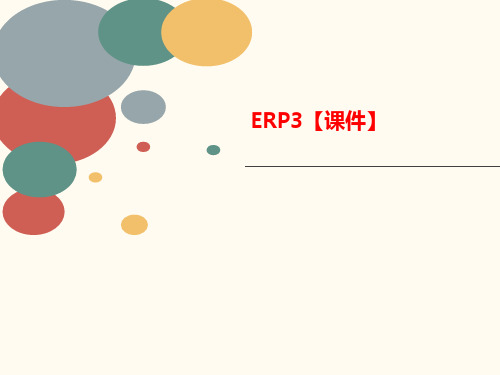 ERP讲义3【课件】