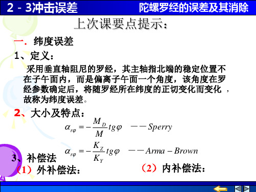 三 冲击误差