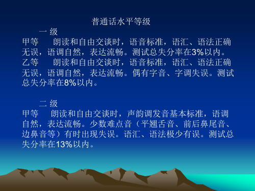普通话PPT