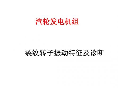 第7部分—汽轮发电机组裂纹转子