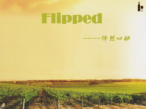 Flipped怦然心动英文介绍 (课堂PPT)