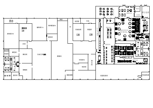 食品SC豆制品豆腐干加工车间平面图