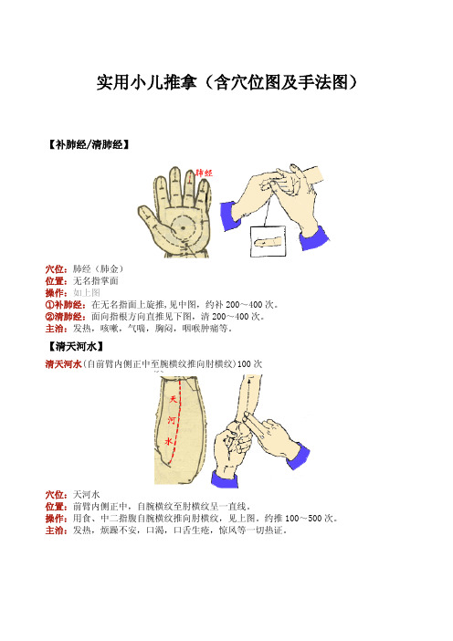 实用小儿推拿(含穴位图及手法图).