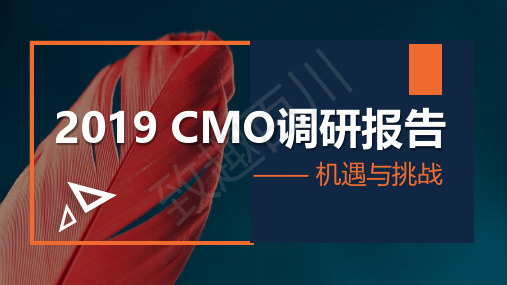 致趣百川：2019CMO调研报告：机遇与挑战