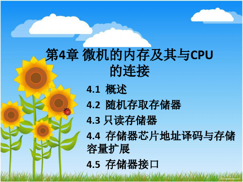 内存及其与CPU连接