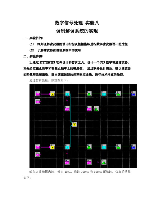 基于MATLAB调制解调仿真