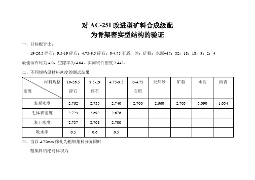 AC25骨架验证