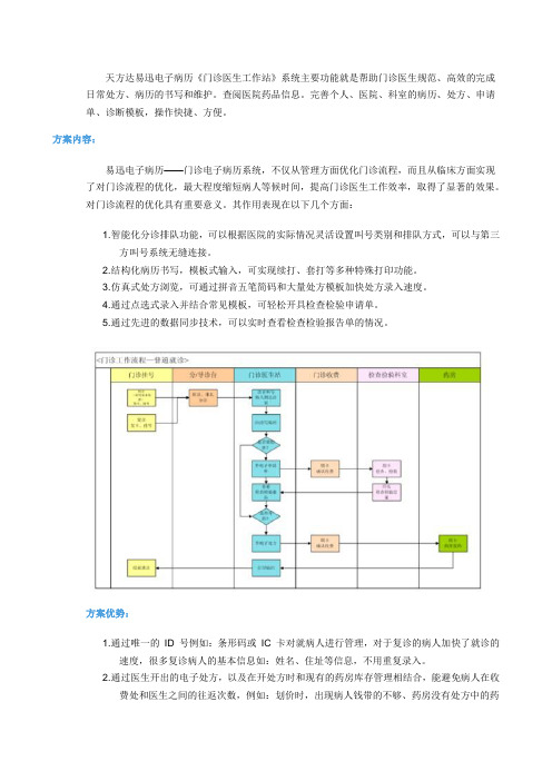 易迅门诊电子病历