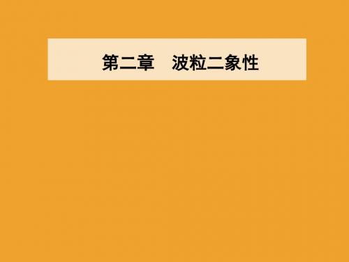 2019版物理新课堂学案选修3-5粤教版课件：第二章第二节光子