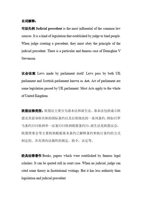 商法导论重点知识