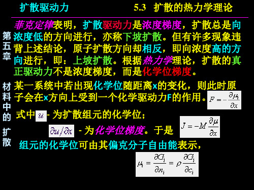 扩散热力学