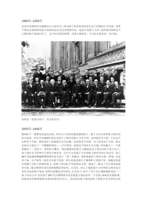 现代物理简明史