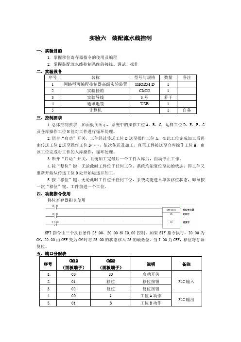 装配流水线控制