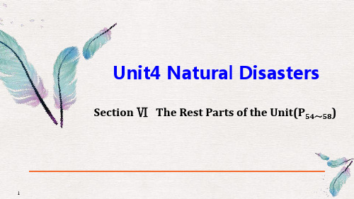 15《Natural Disasters》 PPT教学课件