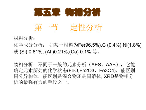 第五章物相解析