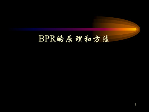 BPR原理与方法