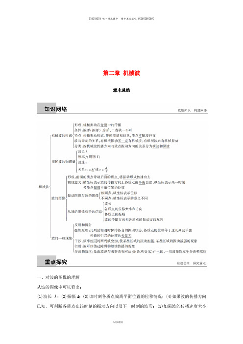 高中物理 第二章 机械波章末总结学案 教科版选修3-4