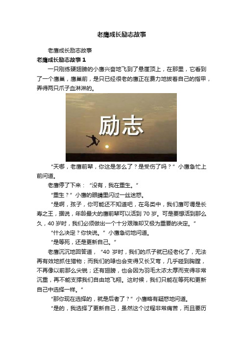 老鹰成长励志故事