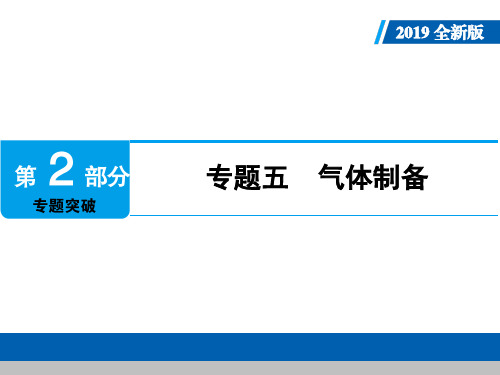 人教版九年级化学中考专题复习专题5气体制备