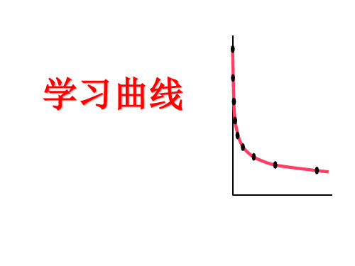 学习曲线