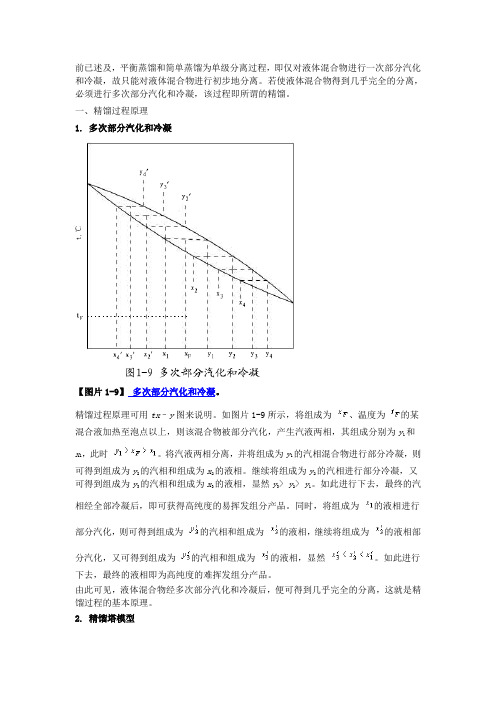 精馏塔原理